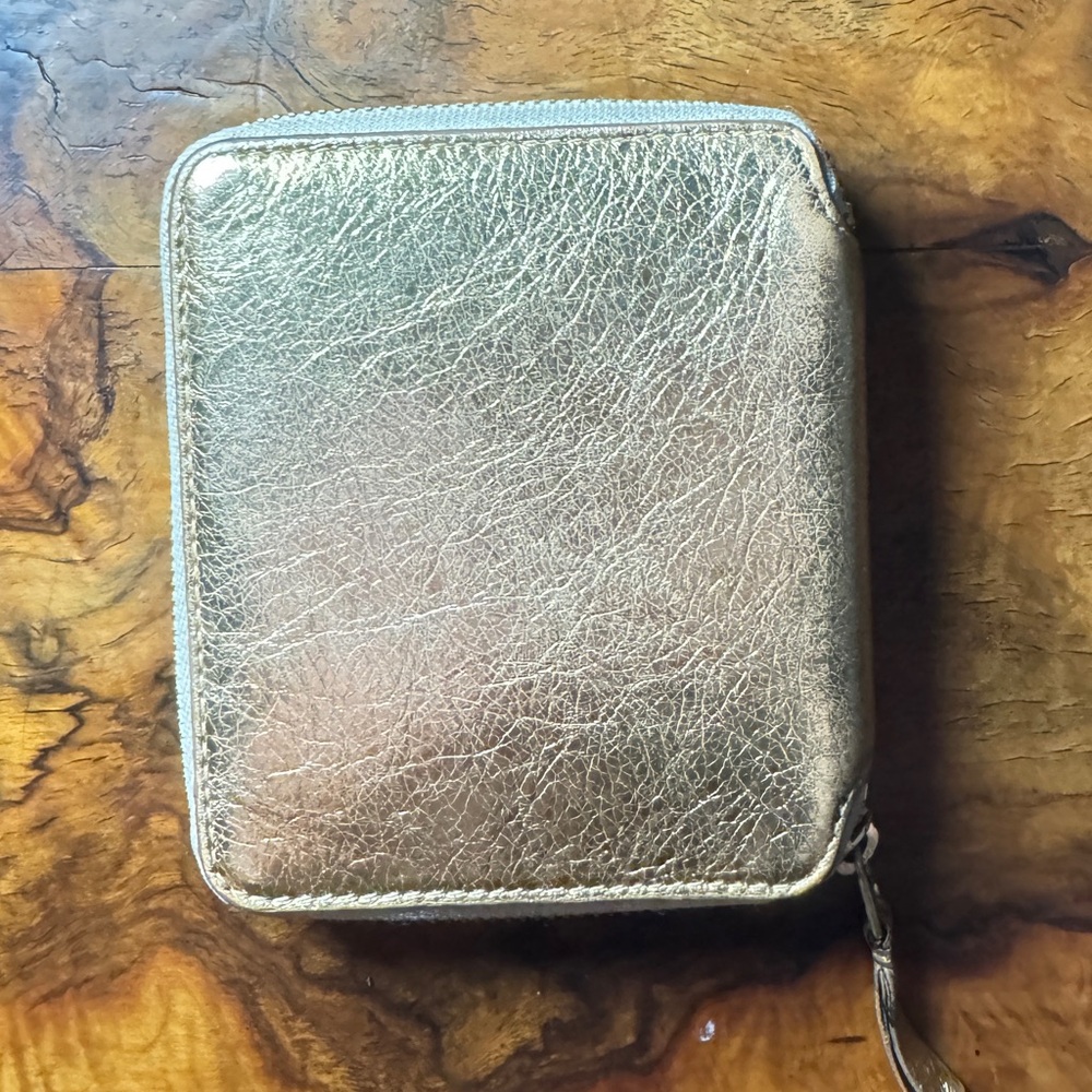 Comme de garçons Metallic Leather Wallet - Picture 9 of 16